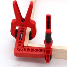 Abrazadera de ángulo recto de 90 grados, soporte cuadrado en L rojo, regla de calibre de 3 "4" 6 "8" para carpintería, herramienta de posicionamiento de medición de pieza de trabajo fija 2024 - compra barato