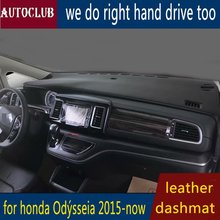 For Honda Odyssey 2014-2019 Leather Dashmat Dashboard Cover Pad Dash Mat SunShade Carpet Cover 2015 2016 2017 2018 2024 - buy cheap