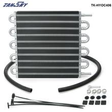 Universal 10 Row Aluminum Remote Transmission Oil Cooler Auto-Manual Radiator Kit TK-HYOC406 2024 - buy cheap