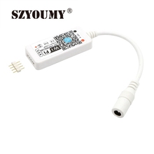 SZYOUMY Mini WiFi RGB RGBW Controller by phone DC 5V-24V Controller Common Anode Connect APP Remote Controller for LED Light 2024 - buy cheap