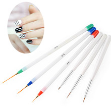 6PCs/Set Acrylic French Nail Art Pen Brush Painting Drawing Liner Manicure Tools For Nail Tool 2024 - buy cheap