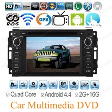 Quad core 2GB RAM Multimedia Stereo Android 4.4 Car DVD Radio Player For Jeep DODGE With GPS Navigation Radio Support 3G WIFI 2024 - buy cheap