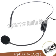 Micrófono de condensador para auriculares de doble oído cabeza, micrófono de microfono para AK G ALL XLR 3PIN 2024 - compra barato