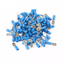 10PCS/Set MDD2-250 MDD2.5-250 male Insulated Spade Quick Connector Terminals Crimp Terminal 2024 - buy cheap