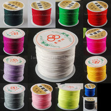 Cordón Multicolor de nailon para collar, abalorios, 1MM x 60M, 1 Uds., WFH191, Envío Gratis 2024 - compra barato