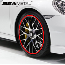 8m Car Wheel Rim Sticker Chrome Wheel Decoration in Auto Tire Rims Plated Strip Protection Decal Sticker on Car Body Accessories 2024 - buy cheap
