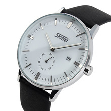 Модные мужские наручные часы из искусственной кожи, мужские часы с часами Blue Ray Glass, кварцевые часы, мужские часы, лучший бренд, роскошные повседневные часы 2024 - купить недорого