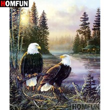 HOMFUN Full Square/Round Drill 5D DIY Diamond Painting "Eagle scenery" Embroidery Cross Stitch 5D Home Decor  A18055 2024 - buy cheap