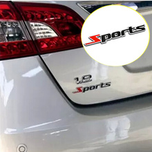 car styling 3D Metal SPORT Stickers For Skoda Fabia Rapid octavia Superb Yeti 2017 Citigo 2024 - buy cheap