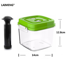 LAIMENG 1400ML Sous Vide Container Food Grade Vacuum Container With Pump Vacuum Packing Machine Food Storage Container S188 2024 - buy cheap