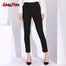 GAREMAY Preto Plus Size Harem Pants Loose Women Causal Ladies Calças Lápis Calças de Comprimento No Tornozelo Verão Calças Pantalon Femme calça feminina calça feminina cintura alta calça calças femininas 2024 - compre barato