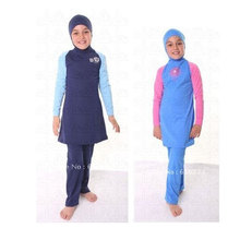 Kid's muslim swimwear islamic  girl swimsuit Islamic Clothing 10 pcs/lot DHL 2024 - buy cheap