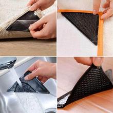 Unique Multi Purpose 4pcs/Set Reusable Washable Rug Carpet Mat Grippers Non Slip Silicone Grip For Home Bathroom Living Room 2024 - buy cheap