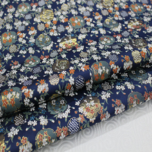 HLQON 75 см ширина парча окрашенная пряжа темно-синяя ткань для фетр для пэчворка ткань telas простыня cheongsam платье Детское пальто 2024 - купить недорого