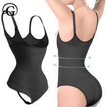 PRAYGER Sexy G-thong Bodysuits Slimming Waist Full Body Shaper Push Up Bras Shapewear Tummy Trimmer Corset 2024 - buy cheap