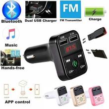 Handsfree sem fio bluetooth fm transmissor lcd mp3 player auto fm modulador carregador usb mp3 player 2024 - compre barato