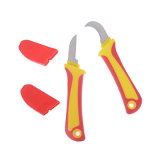 Herramienta de corte con mango de plástico, herramienta de reparación, cuchillo de gancho, 18cm, 1 ud. 2024 - compra barato
