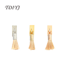 TDIYJ, Nueva joyería para mujeres, Champagne Tassel Keeper, dijes deslizantes para pulseras, collar, 12 unids/lote 2024 - compra barato