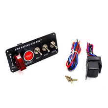 Racing Switch MP-3018 Racing Car 12V Ignition Switch Panel Engine Start Push Button LED Toggle A TT100512-03 2024 - buy cheap