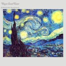 2018 Home Decoration Diy 5d Diamond Embroidery Van Gogh Starry Night Cross Stitch Kits Abstract Oil Painting Resin Hobby Crafts 2024 - buy cheap