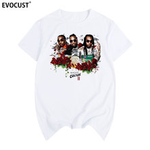 Camiseta de algodón para hombres y mujeres, camisa con estampado de "MIGOS WALK IT habla IT CULTURE TWO OFFSET QUAVO DRAKE HIP HOP RAP TRAP", nueva camiseta 2024 - compra barato