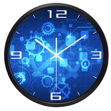 Reloj de pared de engranaje Industrial creativo, reloj abstracto moderno de vidrio 2024 - compra barato