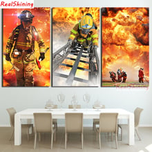 3pcs,Diamond Embroidery,Firemen,5D,diy Diamond Painting Cross Stitch,Diamond Mosaic,home Decor H1571 2024 - buy cheap