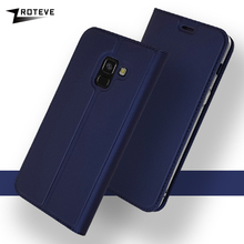 ZROTEVE Cover For Samsung Galaxy A8 2018 Case Wallet Leather Coque For Samsung A8 Plus 2018 Case Flip Leather Cover A8 Cases 2024 - buy cheap