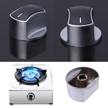 1PC Metal Silver Universal Gas Stove Knob Cooker Oven Hob Kitchen Switch Control Switch Accessories New 2024 - buy cheap