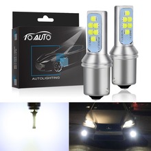 Bombillas LED para intermitente de coche, luz de marcha atrás, 12V, 1156 BA15S P21W R5W BAU15S PY21W 1157 BAY15D P21/5W, 2 uds. 2024 - compra barato