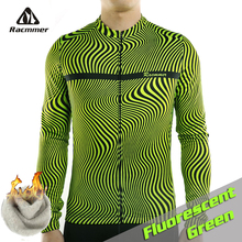 Racmmer 2020 Winter Thermal Fleece Cycling Jersey Mens MTB Bicycle Clothing Tops Long Sleeve Bike Shirts Maillot Ciclismo Hombre 2024 - buy cheap