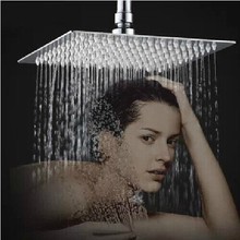 8 inch 200*200mm bathroom rain shower Head Square water saving rainfall shower Bathroom head shower mirror surface shower 2024 - buy cheap