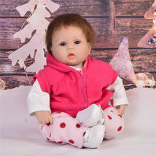 Кукла Bebe, Кукла reborn 43 см, силиконовая кукла Reborn, Детская кукла Playmate, подарок для девочек, 16 дюймов, мягкие игрушки Bebe Alive для букетов, кукла 2024 - купить недорого