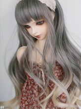 1/3 1/4 bjd peruca boneca cabelo longo encaracolado em linha reta bonita alta temperatura fio boneca peruca lã-fa34 2 2024 - compre barato