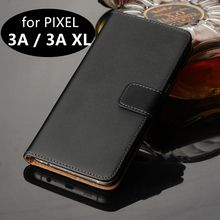 Premium Leather Flip Cover Luxury Wallet case for Google Pixel 3a G020A G020E G020B Pixel 3A XL G020C G020G G020F GG 2024 - compre barato