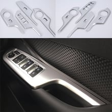 Cubierta de cerradura de ajuste de espejo de puerta, accesorios para Toyota C-HR CHR 2016 2017 2018, interruptor de elevación de vidrio, LHD RHD 2024 - compra barato