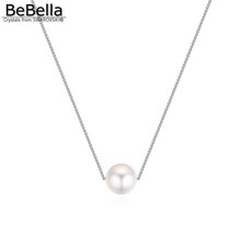 BeBella ball pearl pendant necklace with Crystals from Swarovski Elements fashion jewelry for women girl kids birthday gift 2024 - buy cheap