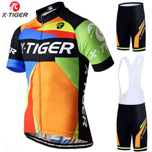 Комплект одежды X-Tiger для велоспорта, профессиональная летняя одежда для горного велосипеда, Джерси, спортивная одежда 2024 - купить недорого