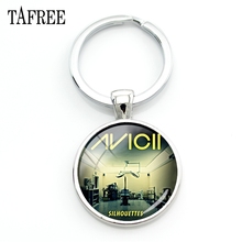 TAFREE Avicii Music Producer Key Chain Fashion round Keychain For Bag Car Key High quality Trendy Fans Gift Jewelry AC46 2024 - buy cheap