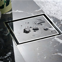 good 304 stainless steel anti-odor floor drain anti-odor core bathroom hardware square shower floor drain DR007 2024 - buy cheap