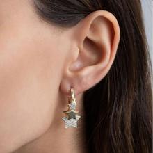 5 pcs star charm dangle drop earring gold silver color elegance gorgeous European women fashion jewelry 2024 - buy cheap