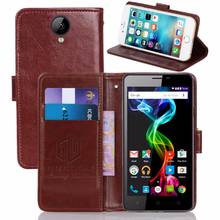 GUCOON Vintage Wallet Case for Archos 55b Platinum 5.5inch PU Leather Retro Flip Cover Magnetic Fashion Cases Kickstand Strap 2024 - buy cheap