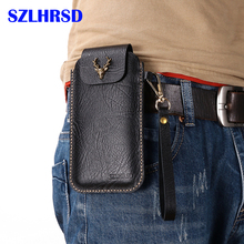 for TCL 10L Phone bag Belt Clip Holster Case Cover for TCL 10 5G Flip Genuine Leather Waist Bag Coque for TCL 10 Pro A1X/ PLEX 2024 - buy cheap