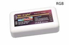 DC12V-24V беспроводной пульт управления Mi Light 2,4G 4-зоны RF беспроводной RGB LED контроллер Диммер для 5050 3528 RGB Светодиодная лента лампа 2024 - купить недорого
