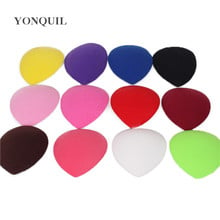 Tocado en forma de lágrima de 11CM, Base de molienda, múltiples colores, accesorios para el cabello de boda, sombreros de fiesta, Material de peinado, MYQH011 2024 - compra barato