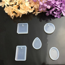 1 PCS Translucent Silicone Mold For Jewelry Making Tool Moulds UV Epoxy Resin Decorative Craft 2024 - buy cheap