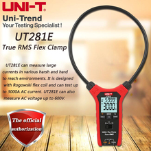 UT281E True RMS Clamp 3000A AC True RMS Clamp Meter Resistance/Frequency/Inrush current measurement, digital only, AC 30a/300a/3000a, AC 6v/60v/600v, aaa 1.5v battery*3 2024 - buy cheap
