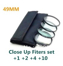 Conjunto de Kit de filtros para lentes SLR para filtro de lente de 49mm, 4 Uds., Macro de aproximación + 1 + 2 + 4 + 10 2024 - compra barato