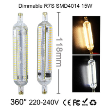 Lámpara led R7S regulable, 2016mm, 118 grados, 15W, SMD4014, J118, R7S, reemplazo perfecto de lámpara halógena, novedad de 360 2024 - compra barato