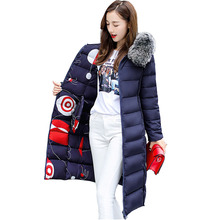 IOQRCJVH542-parka gruesa y cálida para mujer, chaquetas de algodón de talla grande, abrigo largo para invierno, 2018 2024 - compra barato